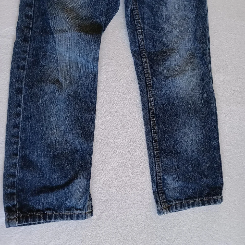 Paper Denim & Cloth Size 7 Kids Blue Straight Jeans Classic Style